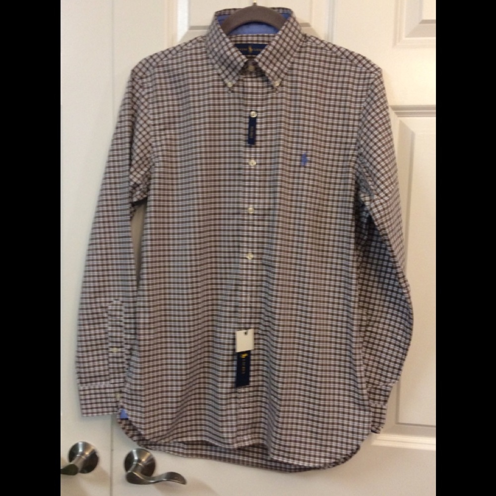 Men’s Ralph Lauren Long Sleeve Shirt Sz Small NWT